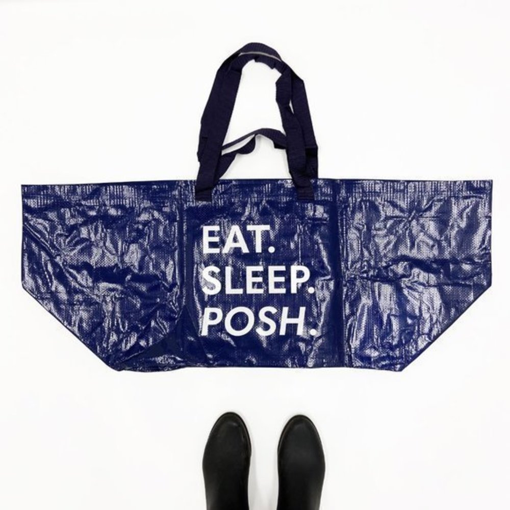 Oversized Double Handle Tote - Picture 6 of 11
